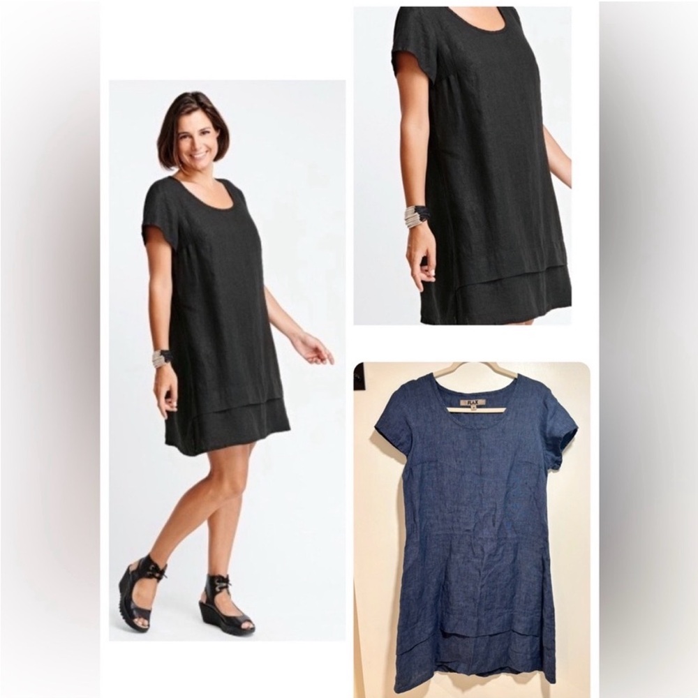 Flax Linen Shift Dress